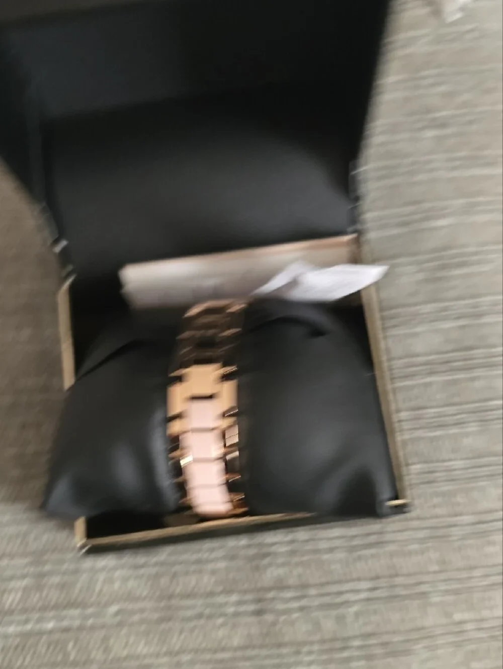 Kendall + Kylie NEW Women's Rose Gold Chronograph Watch with Pink Accents